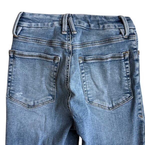 Good American Good Legs Straight Jeans in Indigo614 Size 27 - Picture 5 of 13